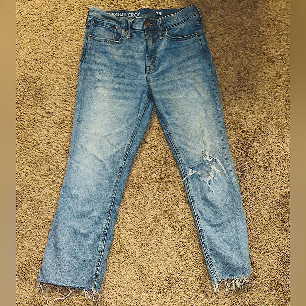 JCREW Demi Boot Crop Jeans
